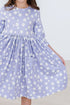 dainty-daisies-3-4-sleeve-pocket-twirl-dress Mila &  Rose - Sophia's Style-Dainty Daisies 3/4 Sleeve Pocket Twirl Dress-6-12M--1